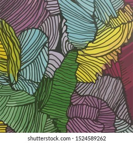 Abstract multicolored pattern. Vector background.