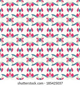 Abstract multicolored seamless pattern. Vector illustration for backgrounds, textile, etc