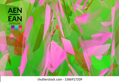 Abstract multicolored shattered glass texture. Transparent overlapping sharp particles create ice crystal digital effect. Explosion burst movement pattern. Background template random fragile motion.