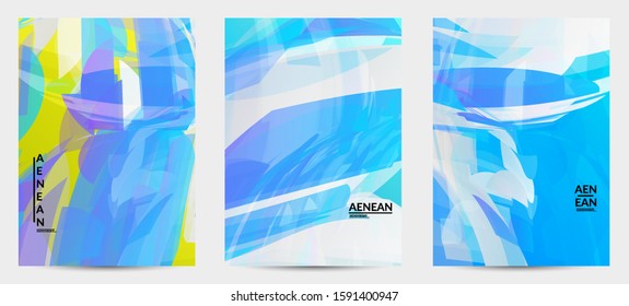 Abstract multicolored shattered glass texture. Transparent overlapping sharp particles create ice crystal digital effect. Explosion burst movement pattern. Background template random fragile motion.