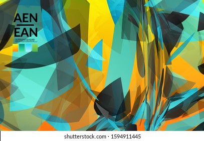 Abstract multicolored shattered glass texture. Transparent overlapping sharp particles create ice crystal digital effect. Explosion burst movement pattern. Background template random fragile motion.