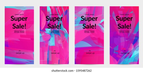 Abstract multicolored shattered glass texture. Transparent overlapping sharp particles create ice crystal digital effect. Explosion burst movement pattern. Background template random fragile motion.