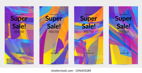 Abstract multicolored shattered glass texture. Transparent overlapping sharp particles create ice crystal digital effect. Explosion burst movement pattern. Background template random fragile motion.