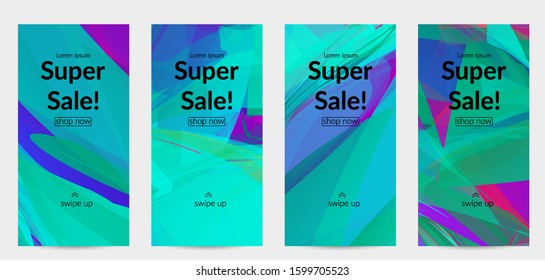 Abstract multicolored shattered glass texture. Transparent overlapping sharp particles create ice crystal digital effect. Explosion burst movement pattern. Background template random fragile motion.