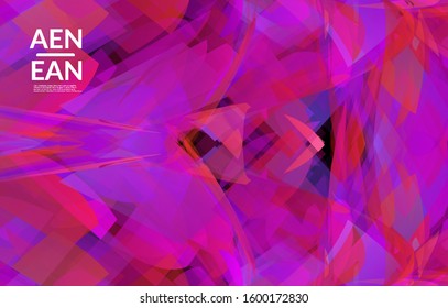 Abstract multicolored shattered glass texture. Transparent overlapping sharp particles create ice crystal digital effect. Explosion burst movement pattern. Background template random fragile motion.