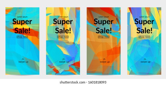 Abstract multicolored shattered glass texture. Transparent overlapping sharp particles create ice crystal digital effect. Explosion burst movement pattern. Background template random fragile motion.