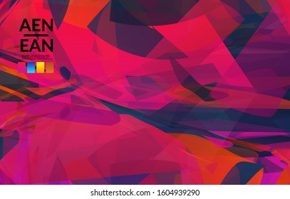 Abstract multicolored shattered glass texture. Transparent overlapping sharp particles create ice crystal digital effect. Explosion burst movement pattern. Background template random fragile motion.