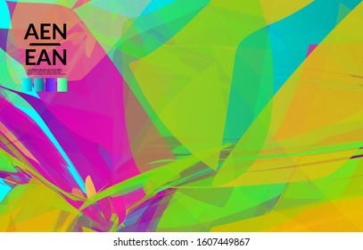Abstract multicolored shattered glass texture. Transparent overlapping sharp particles create ice crystal digital effect. Explosion burst movement pattern. Background template random fragile motion.