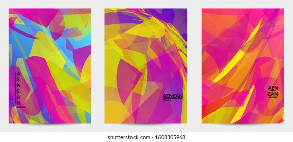 Abstract multicolored shattered glass texture. Transparent overlapping sharp particles create ice crystal digital effect. Explosion burst movement pattern. Background template random fragile motion.