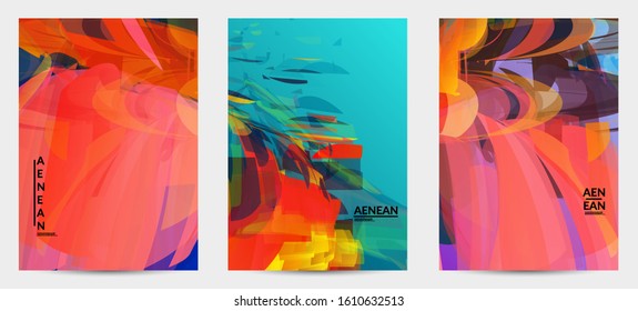 Abstract multicolored shattered glass texture. Transparent overlapping sharp particles create ice crystal digital effect. Explosion burst movement pattern. Background template random fragile motion.