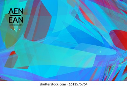 Abstract multicolored shattered glass texture. Transparent overlapping sharp particles create ice crystal digital effect. Explosion burst movement pattern. Background template random fragile motion.