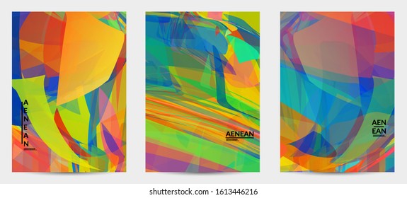 Abstract multicolored shattered glass texture. Transparent overlapping sharp particles create ice crystal digital effect. Explosion burst movement pattern. Background template random fragile motion.