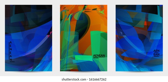 Abstract multicolored shattered glass texture. Transparent overlapping sharp particles create ice crystal digital effect. Explosion burst movement pattern. Background template random fragile motion.