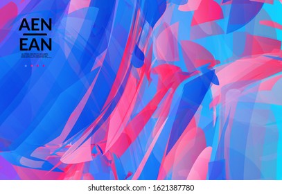 Abstract multicolored shattered glass texture. Transparent overlapping sharp particles create ice crystal digital effect. Explosion burst movement pattern. Background template random fragile motion.