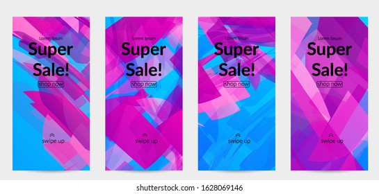 Abstract multicolored shattered glass texture. Transparent overlapping sharp particles create ice crystal digital effect. Explosion burst movement pattern. Background template random fragile motion.