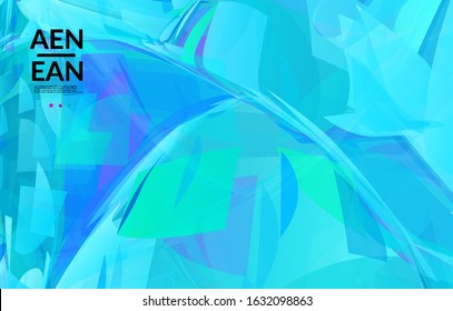 Abstract multicolored shattered glass texture. Transparent overlapping sharp particles create ice crystal digital effect. Explosion burst movement pattern. Background template random fragile motion.