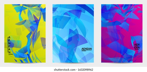 Abstract multicolored shattered glass texture. Transparent overlapping sharp particles create ice crystal digital effect. Explosion burst movement pattern. Background template random fragile motion.