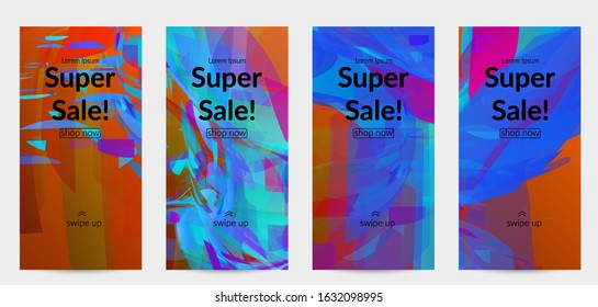 Abstract multicolored shattered glass texture. Transparent overlapping sharp particles create ice crystal digital effect. Explosion burst movement pattern. Background template random fragile motion.