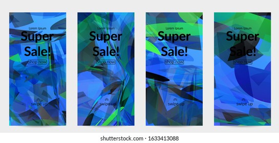 Abstract multicolored shattered glass texture. Transparent overlapping sharp particles create ice crystal digital effect. Explosion burst movement pattern. Background template random fragile motion.