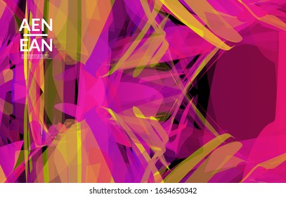 Abstract multicolored shattered glass texture. Transparent overlapping sharp particles create ice crystal digital effect. Explosion burst movement pattern. Background template random fragile motion.