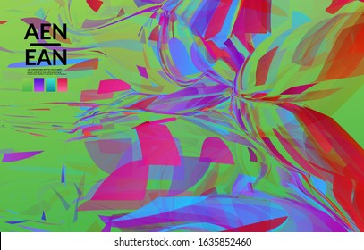 Abstract multicolored shattered glass texture. Transparent overlapping sharp particles create ice crystal digital effect. Explosion burst movement pattern. Background template random fragile motion.