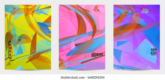 Abstract multicolored shattered glass texture. Transparent overlapping sharp particles create ice crystal digital effect. Explosion burst movement pattern. Background template random fragile motion.