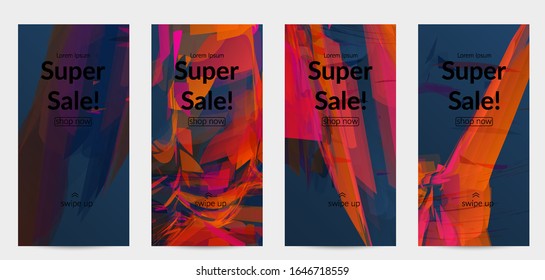 Abstract multicolored shattered glass texture. Transparent overlapping sharp particles create ice crystal digital effect. Explosion burst movement pattern. Background template random fragile motion.