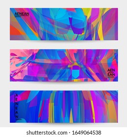 Abstract multicolored shattered glass texture. Transparent overlapping sharp particles create ice crystal digital effect. Explosion burst movement pattern. Background template random fragile motion.