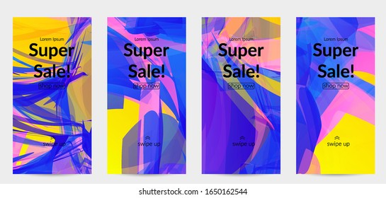 Abstract multicolored shattered glass texture. Transparent overlapping sharp particles create ice crystal digital effect. Explosion burst movement pattern. Background template random fragile motion.