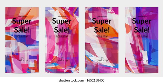 Abstract multicolored shattered glass texture. Transparent overlapping sharp particles create ice crystal digital effect. Explosion burst movement pattern. Background template random fragile motion.