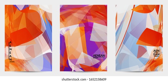 Textura abstracta de vidrio destrozado multicolor. Las partículas nítidas superpuestas y transparentes crean un efecto digital de cristal de hielo. Patrón de movimiento de ráfagas de explosión. Plantilla de fondo de movimiento aleatorio frágil.