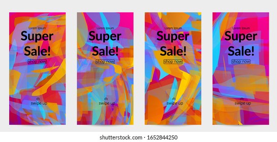 Abstract multicolored shattered glass texture. Transparent overlapping sharp particles create ice crystal digital effect. Explosion burst movement pattern. Background template random fragile motion.