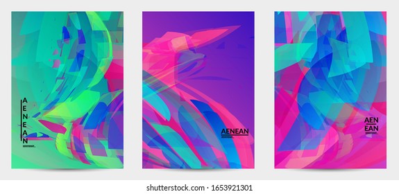 Abstract multicolored shattered glass texture. Transparent overlapping sharp particles create ice crystal digital effect. Explosion burst movement pattern. Background template random fragile motion.