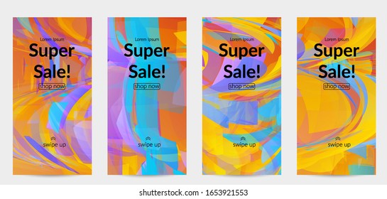 Abstract multicolored shattered glass texture. Transparent overlapping sharp particles create ice crystal digital effect. Explosion burst movement pattern. Background template random fragile motion.
