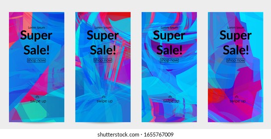 Abstract multicolored shattered glass texture. Transparent overlapping sharp particles create ice crystal digital effect. Explosion burst movement pattern. Background template random fragile motion.