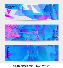 Abstract multicolored shattered glass texture. Transparent overlapping sharp particles create ice crystal digital effect. Explosion burst movement pattern. Background template random fragile motion.