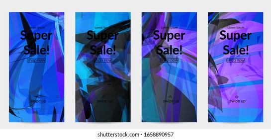 Textura abstracta de vidrio destrozado multicolor. Las partículas nítidas superpuestas y transparentes crean un efecto digital de cristal de hielo. Patrón de movimiento de ráfagas de explosión. Plantilla de fondo de movimiento aleatorio frágil.
