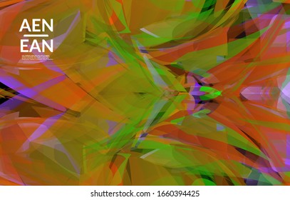 Abstract multicolored shattered glass texture. Transparent overlapping sharp particles create ice crystal digital effect. Explosion burst movement pattern. Background template random fragile motion.