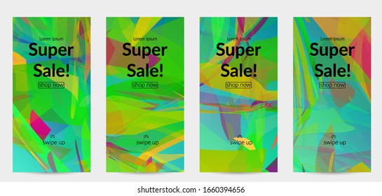 Abstract multicolored shattered glass texture. Transparent overlapping sharp particles create ice crystal digital effect. Explosion burst movement pattern. Background template random fragile motion.