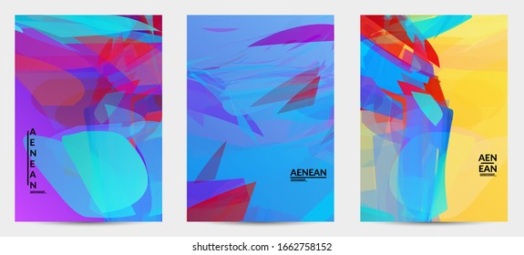Abstract multicolored shattered glass texture. Transparent overlapping sharp particles create ice crystal digital effect. Explosion burst movement pattern. Background template random fragile motion.