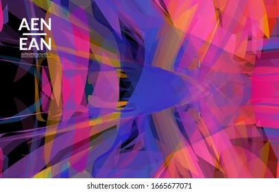 Abstract multicolored shattered glass texture. Transparent overlapping sharp particles create ice crystal digital effect. Explosion burst movement pattern. Background template random fragile motion.