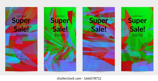Abstract multicolored shattered glass texture. Transparent overlapping sharp particles create ice crystal digital effect. Explosion burst movement pattern. Background template random fragile motion.