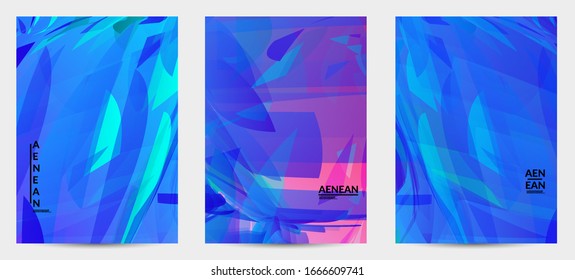 Abstract multicolored shattered glass texture. Transparent overlapping sharp particles create ice crystal digital effect. Explosion burst movement pattern. Background template random fragile motion.