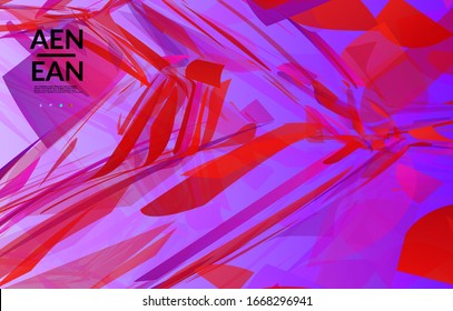 Textura abstracta de vidrio destrozado multicolor. Las partículas nítidas superpuestas y transparentes crean un efecto digital de cristal de hielo. Patrón de movimiento de ráfagas de explosión. Plantilla de fondo de movimiento aleatorio frágil.