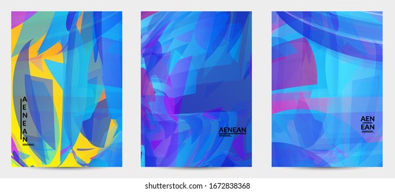 Abstract multicolored shattered glass texture. Transparent overlapping sharp particles create ice crystal digital effect. Explosion burst movement pattern. Background template random fragile motion.