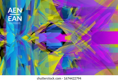 Abstract multicolored shattered glass texture. Transparent overlapping sharp particles create ice crystal digital effect. Explosion burst movement pattern. Background template random fragile motion.
