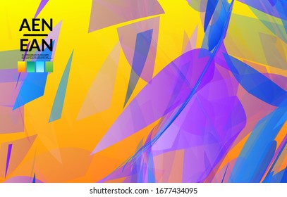 Textura abstracta de vidrio destrozado multicolor. Las partículas nítidas superpuestas y transparentes crean un efecto digital de cristal de hielo. Patrón de movimiento de ráfagas de explosión. Plantilla de fondo de movimiento aleatorio frágil.