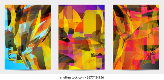 Textura abstracta de vidrio destrozado multicolor. Las partículas nítidas superpuestas y transparentes crean un efecto digital de cristal de hielo. Patrón de movimiento de ráfagas de explosión. Plantilla de fondo de movimiento aleatorio frágil.