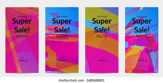 Abstract multicolored shattered glass texture. Transparent overlapping sharp particles create ice crystal digital effect. Explosion burst movement pattern. Background template random fragile motion.