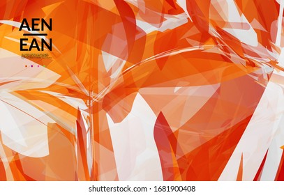 Abstract multicolored shattered glass texture. Transparent overlapping sharp particles create ice crystal digital effect. Explosion burst movement pattern. Background template random fragile motion.